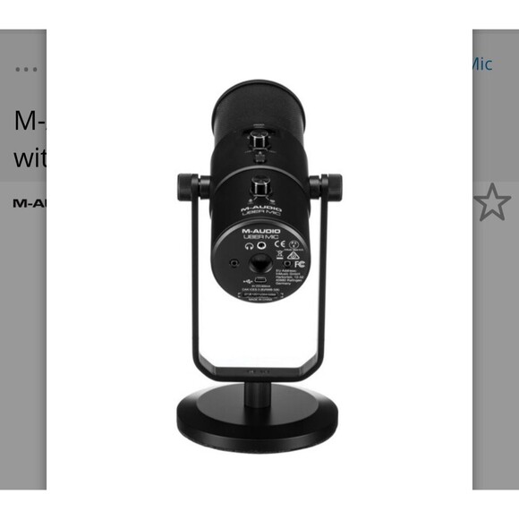 M-Audio Uber Mic USB Microphone with Headphone Output - Picture 7 of 8